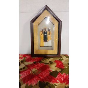 Vintage Christian African American shadow box sculptures. Fairly rare to come by